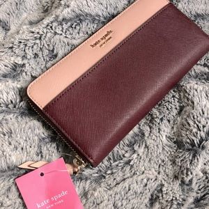 Kate Spade Staci Color Block Large Continental Wallet NWT